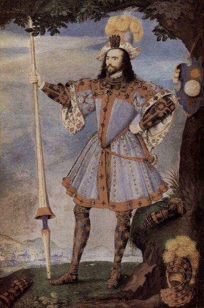 Nicholas Hilliard Portrat des George Clifford, Earl of Cumberland oil painting image